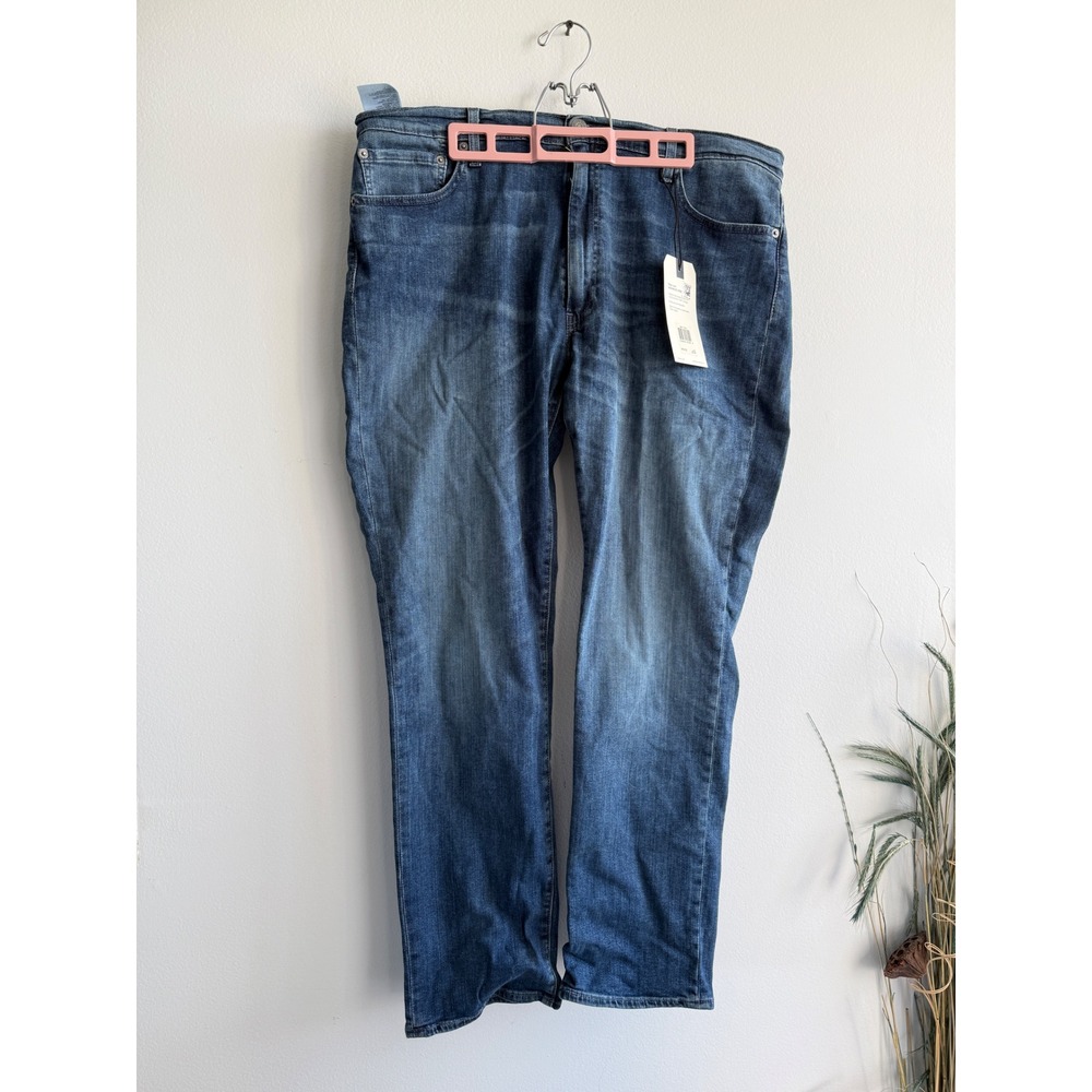 Levis Premium 511 Slim Mens Blue Medium Wash Stretch Jeans 40x32 NEW